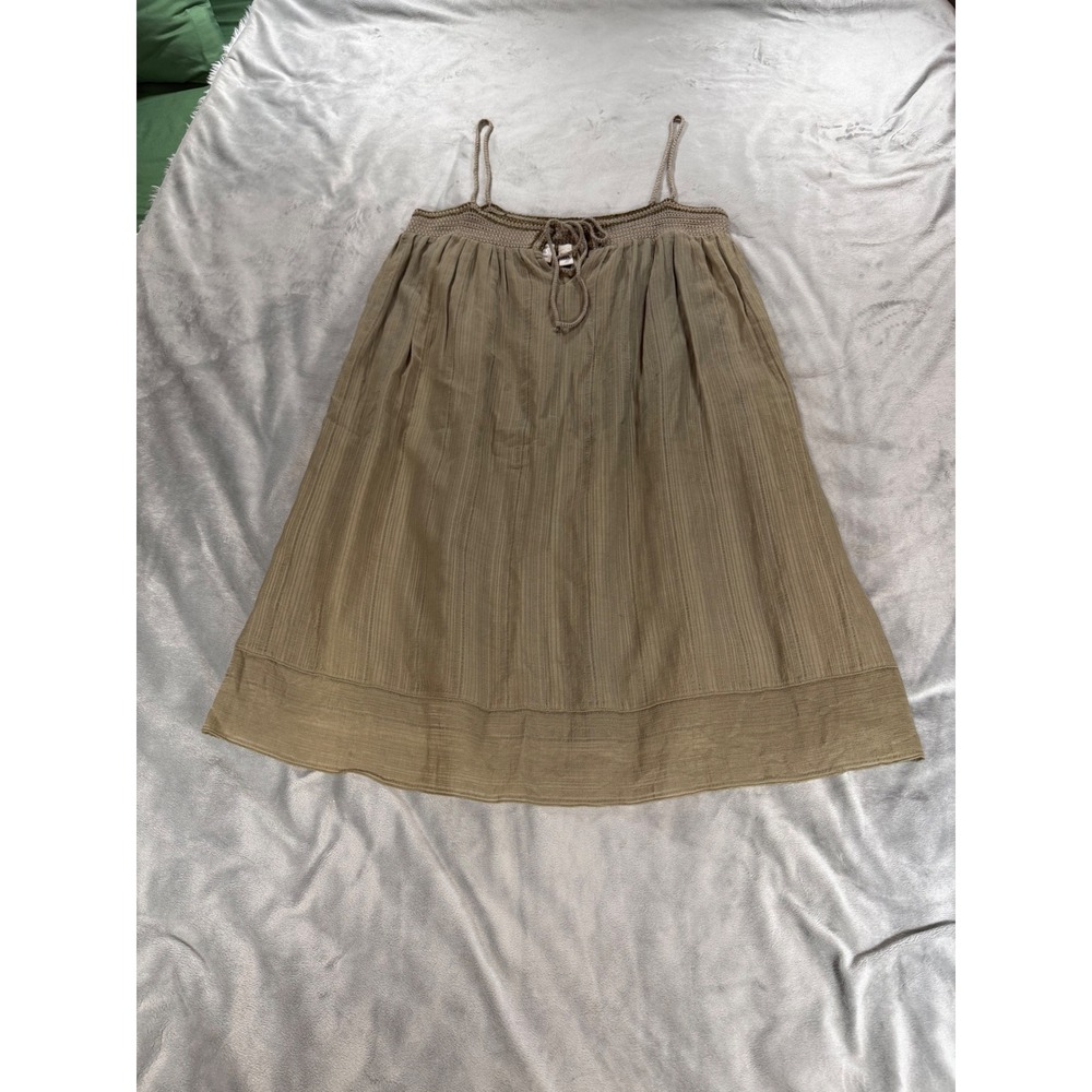 K. A. 7 Katayone Adeli Vintage Y2K Silk Braided Knit Green Mini Dress Size Small